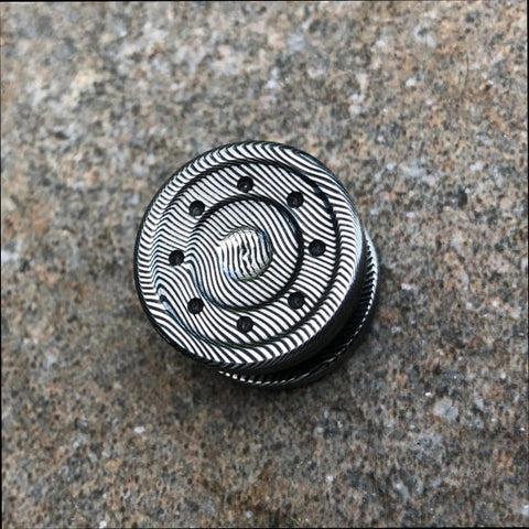 Bladelock Dense Twist Damasteel 21mm Button Set