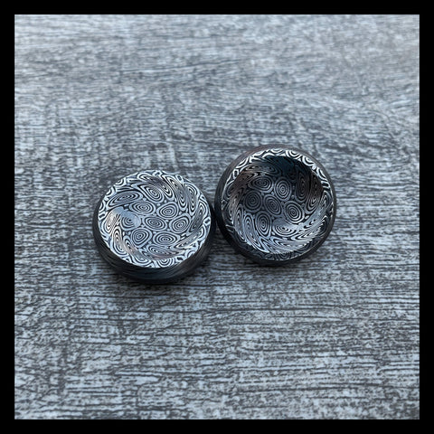 Aviator Button Set - Heimskringla Damasteel