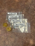 NEW 13T - Button Extenders - Brass