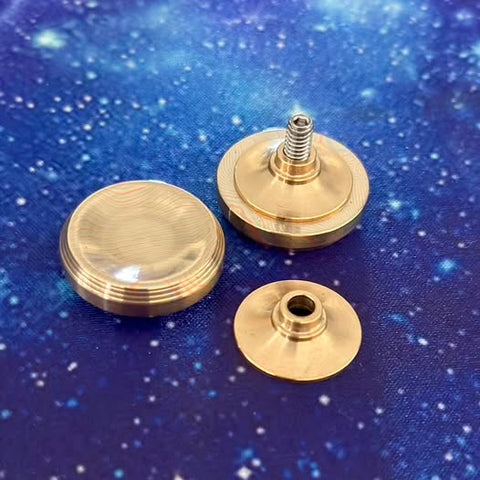 NEW - 12T Button Extenders - Brass